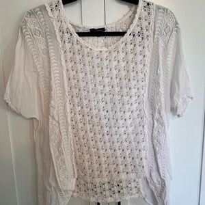 Cute White Blouse - Size S